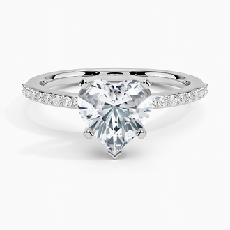 Delicate Shared Prong Diamond Ring - Brilliant Earth