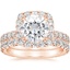 14KR Moissanite Estelle Diamond Bridal Set (1 1/3 ct. tw.), smalltop view