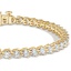 18K Yellow Gold Three-prong Lab Created Diamond Tennis Bracelet (5 ct. tw.), smalladditional view 2