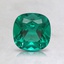 6mm Cushion Lab Grown Emerald