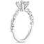 18KW Aquamarine Versailles Diamond Ring (1/3 ct. tw.), smalltop view