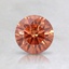 0.70 Ct. Fancy Vivid Pink Orange Round Lab Created Diamond