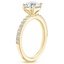 18K Yellow Gold Rosabel Rose Cut Diamond Ring, smallside view