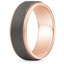 14K Rose Gold Malcom Wedding Ring, smallside view