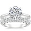 18K White Gold Provence Ring with Round Seven Stone Diamond Ring (1 1/2 ct. tw.)