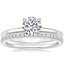 Platinum Salma Diamond Ring with Ballad Diamond Ring (1/6 ct. tw.)