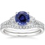 18KW Sapphire Ava Diamond Bridal Set (3/4 ct. tw.), smalltop view