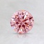 0.63 Ct. Fancy Intense Pink Round Lab Created Diamond