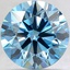 5.13 Ct. Fancy Vivid Blue Round Lab Created Diamond