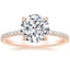 14K Rose Gold Luxe Viviana Diamond Ring (1/3 ct. tw.), smalltop view