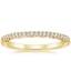 Yellow Gold Tacori Coastal Crescent Diamond Ring (1/5 ct. tw.)