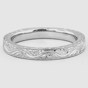 Hand-Engraved Ring | Laurel | Brilliant Earth