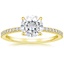 18KY Moissanite Viviana Diamond Ring (1/4 ct. tw.), smalltop view