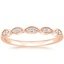 Rose Gold Cadenza Diamond Ring (1/10 ct. tw.)