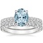 PT Aquamarine Sienna Diamond Bridal Set (7/8 ct. tw.), smalltop view