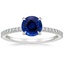 18KW Sapphire Viviana Diamond Ring (1/4 ct. tw.), smalltop view