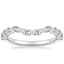 Platinum Luxe Tapered Baguette Contour Ring, smalltop view