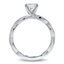 Open Twist Diamond Ring, smallside view