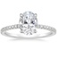 18K White Gold Luxe Viviana Diamond Ring (1/3 ct. tw.), smalltop view