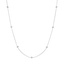 18K Yellow Gold Bezel Strand 18 in. Diamond Necklace (2/3 ct. tw), smalladditional view 2