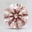 1.85 Ct. Fancy Vivid Pink Round Lab Created Diamond