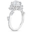 18K White Gold Blooming Rose Diamond Ring (1 ct. tw.), smallside view