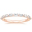 14K Rose Gold Dominique Diamond Ring (1/3 ct. tw.), smalltop view