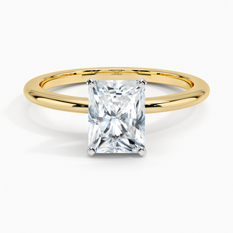 Four-Prong Petite Comfort Fit Solitaire Ring - Brilliant Earth