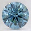 3.02 Ct. Fancy Dark Blue Round Lab Created Diamond