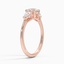 14K Rose Gold Adorned Opera Diamond Ring (1/2 ct. tw.), smallside view