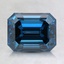 2.06 Ct. Fancy Dark Blue Emerald Lab Created Diamond