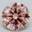 2.6 Ct. Fancy Intense Pink Round Lab Created Diamond