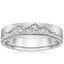 Everest Wedding Ring in Platinum