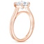 14K Rose Gold Jade Trau Alure Solitaire Ring, smallside view