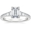 Platinum Amalfi Diamond Ring (1/2 ct. tw.), smalltop view