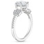 Platinum Optica Diamond Ring, smallside view
