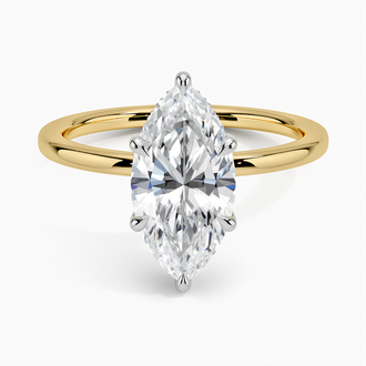 Adorned Mixed Metal Diamond Ring