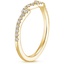 18K Yellow Gold Rhea Diamond Ring, smallside view
