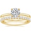 18K Yellow Gold Astoria Diamond Ring with Amelie Diamond Ring (1/3 ct. tw.)