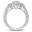 Floral Halo Diamond Ring, smallview