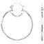 Silver Simone I. Smith Textured Hoop Earrings, smalladditional view 1