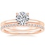 14K Rose Gold Salma Diamond Ring with Ballad Diamond Ring (1/6 ct. tw.)