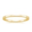 18K Yellow Gold Petite Quattro Wedding Ring, smalltop view
