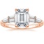 Emerald 14K Rose Gold Harlow Diamond Ring (1/2 ct. tw.)
