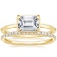 18K Yellow Gold Dakota Ring with Ballad Diamond Ring (1/6 ct. tw.)