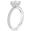 18K White Gold Olympia Diamond Ring, smallside view