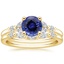 18KY Sapphire Verbena Diamond Bridal Set (1/4 ct. tw.), smalltop view