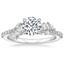 Round Platinum Ivy Diamond Ring (1/2 ct. tw.)