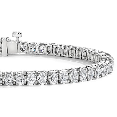 oval diamond bracelets