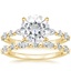 18KY Moissanite Versailles Diamond Bridal Set (3/4 ct. tw.), smalltop view
